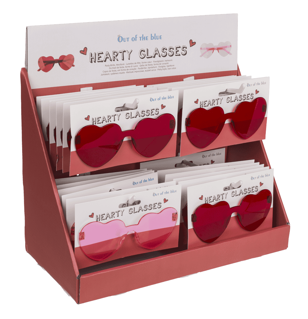Fun glasses, Hearts,