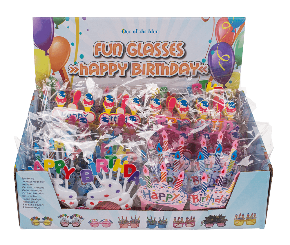 Fun glasses, happy birthday,