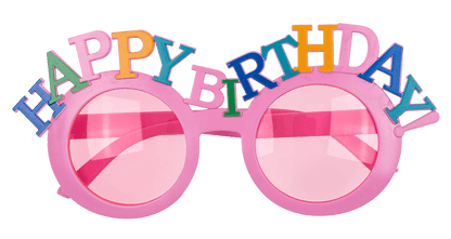 Fun glasses, happy birthday,