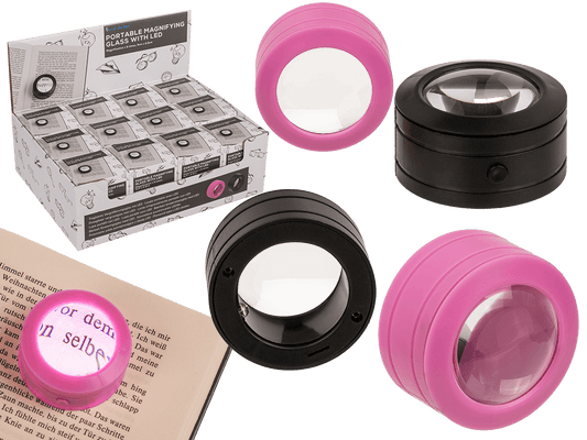 Portable Magnifying Glass with LED