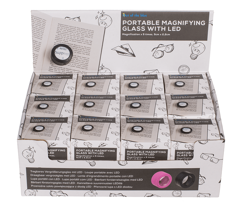 Portable Magnifying Glass with LED