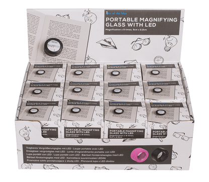 Portable Magnifying Glass with LED