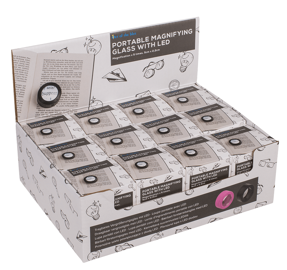 Portable Magnifying Glass with LED