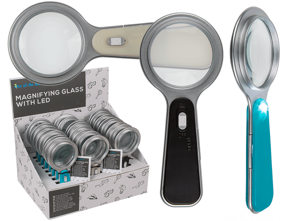 Magnifying Glass with LED (incl. 1x CR2016),