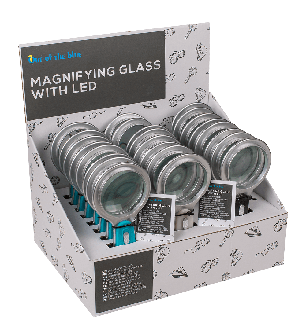 Magnifying Glass with LED (incl. 1x CR2016),
