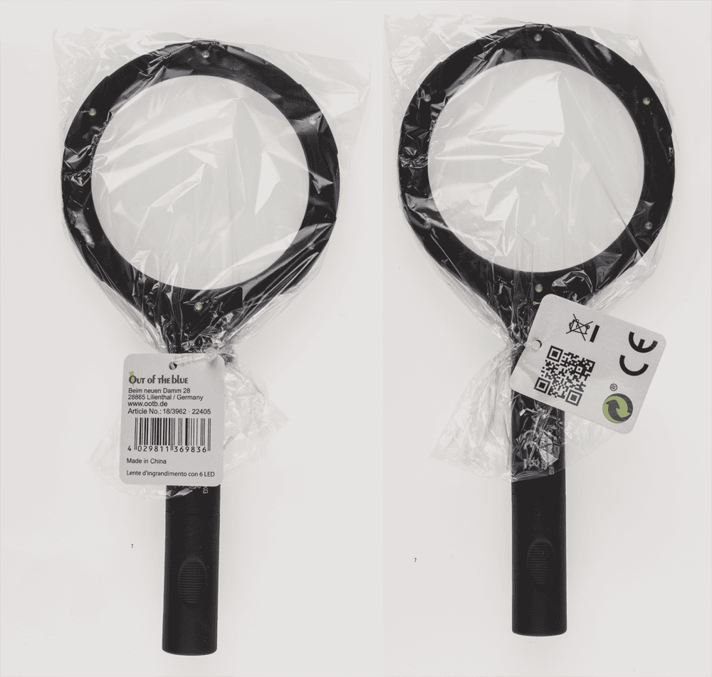 Magnifying Glass with 6 LED,