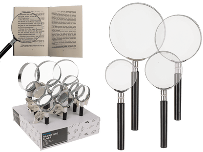 Magnifying Glass, 4 sizes assorted,