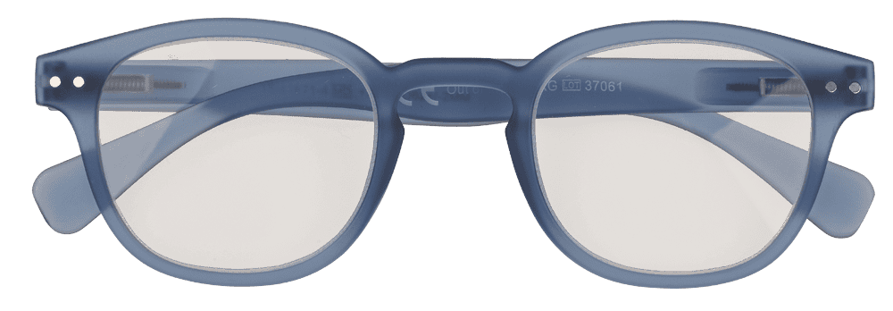 Reading glasses with plastic frame, 5 strengths,