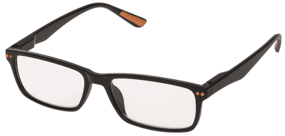 Reading glasses with plastic frame, 5 strengths,
