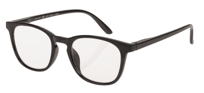 Reading glasses with plastic frame, 5 strengths,