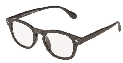 Reading glasses with plastic frame, 5 strengths,
