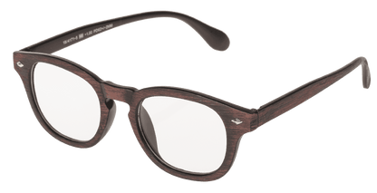 Reading glasses with plastic frame, 5 strengths,