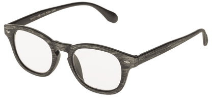 Reading glasses with plastic frame, 5 strengths,