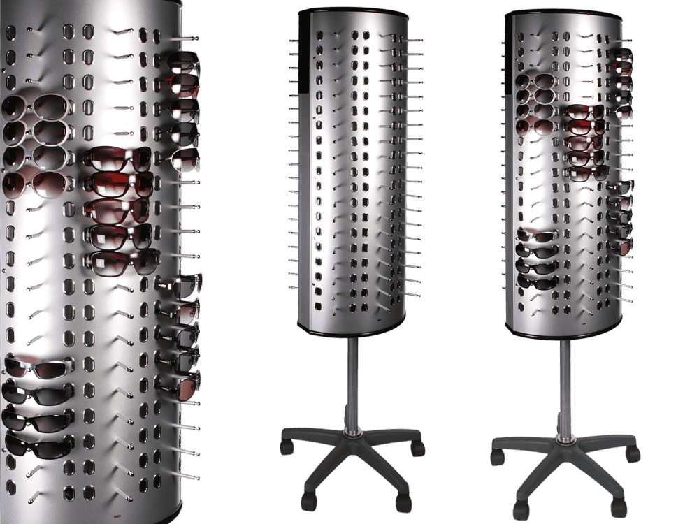 Floor display for 114 sunglasses,