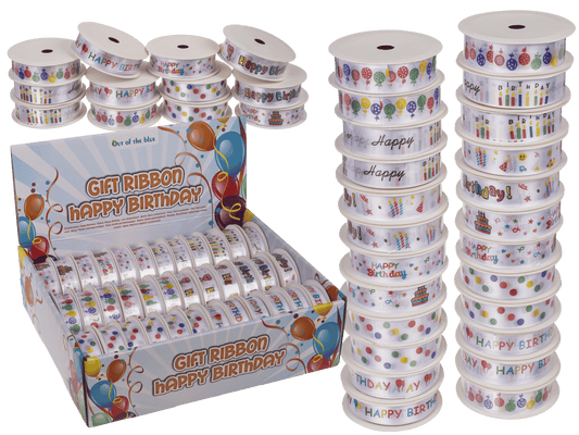 Gift Ribbon, Happy Birthday,