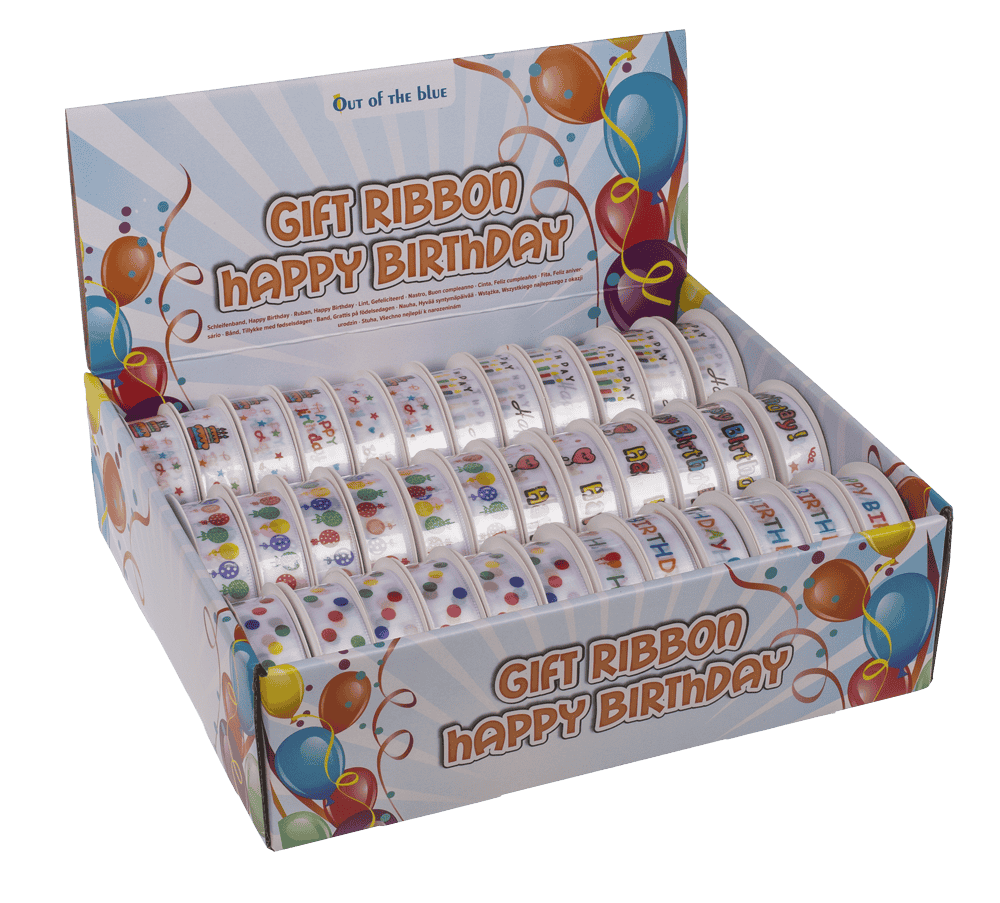 Gift Ribbon, Happy Birthday,