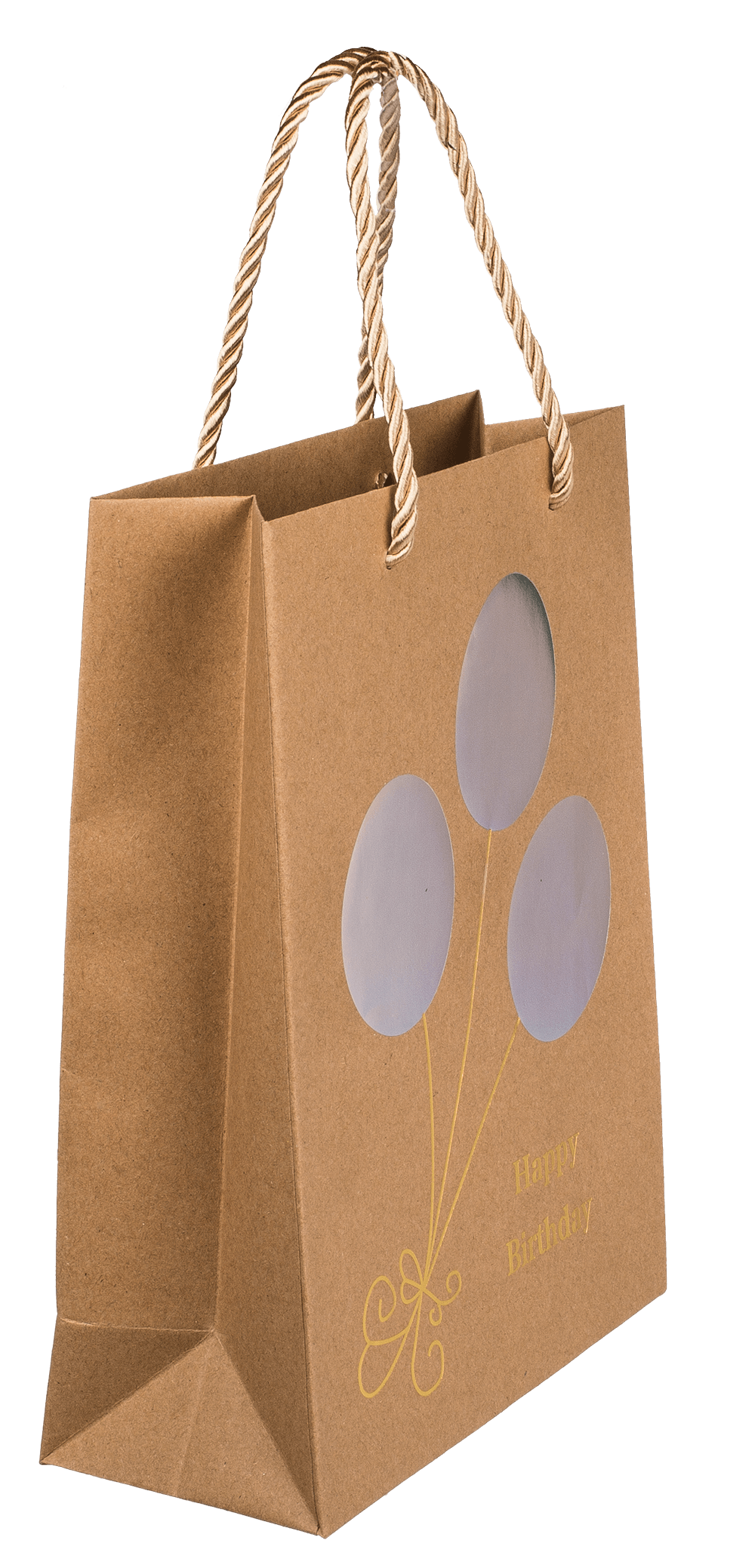 Craft paper bag, Happy Birthday,