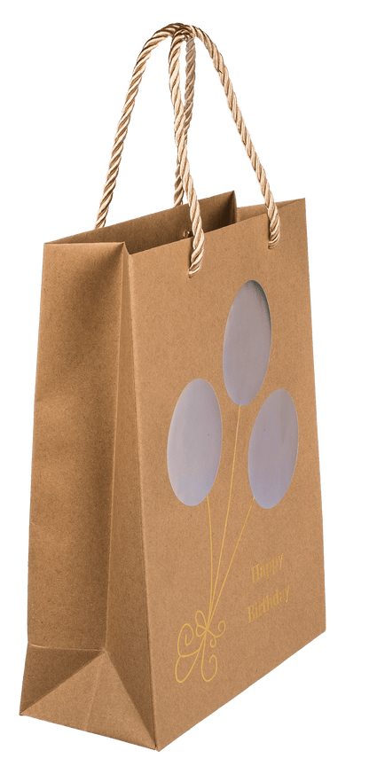 Craft paper bag, Happy Birthday,