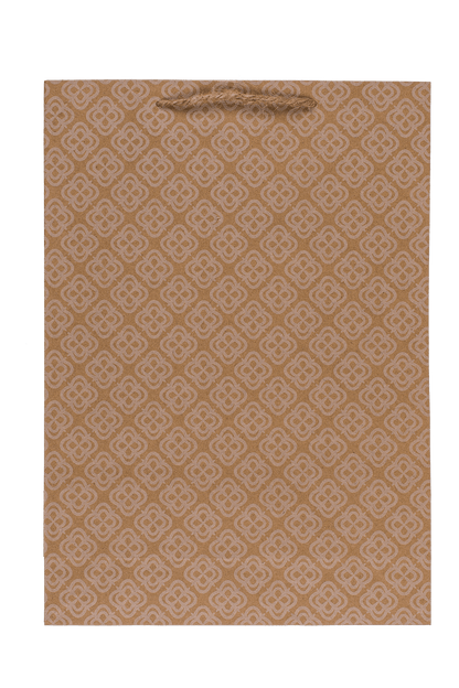 Kraft paper bag,with flower rank,