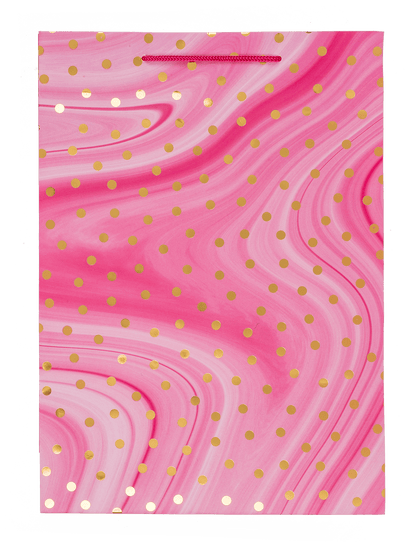 Paper bag, Golden Dots,