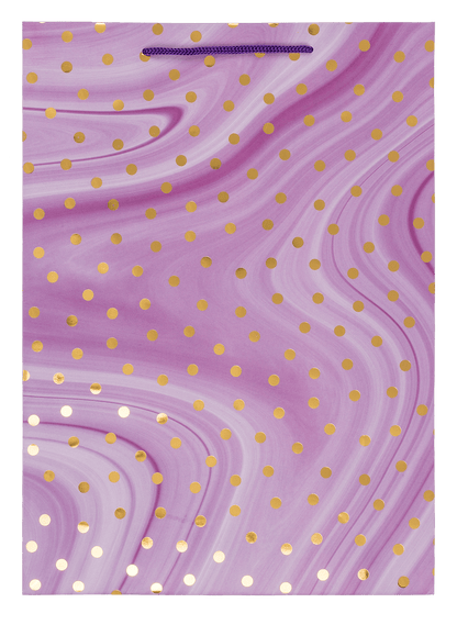 Paper bag, Golden Dots,