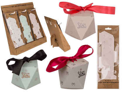 Gift box with ribbon,