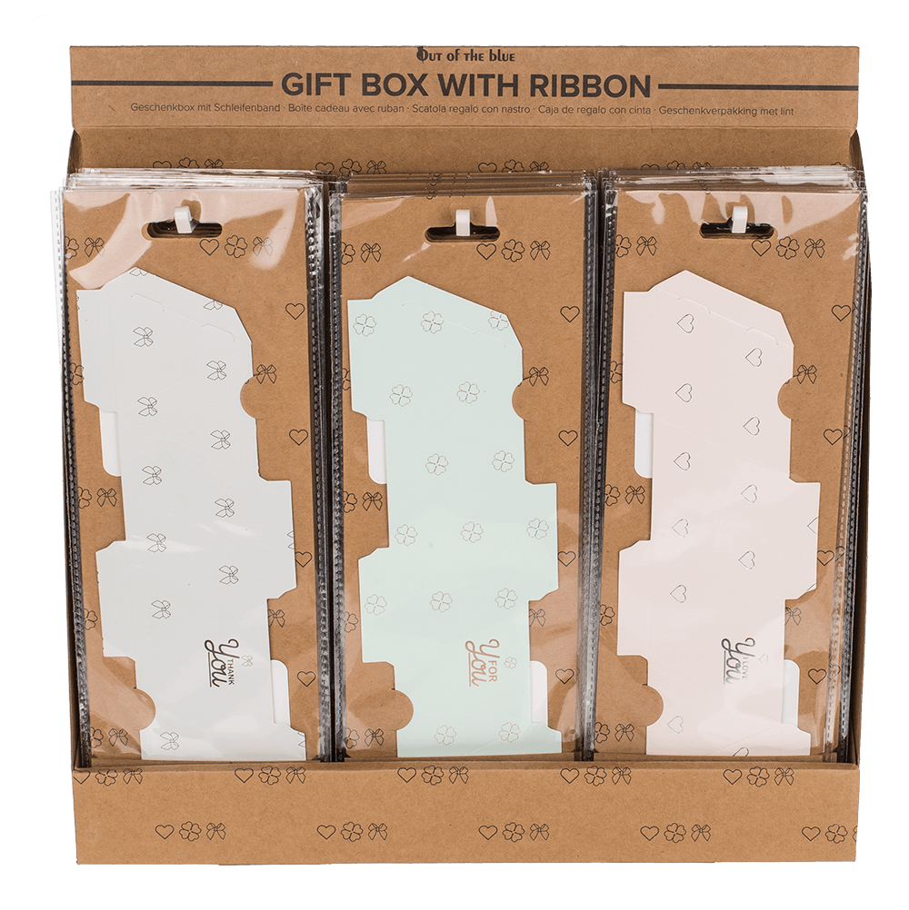 Gift box with ribbon,