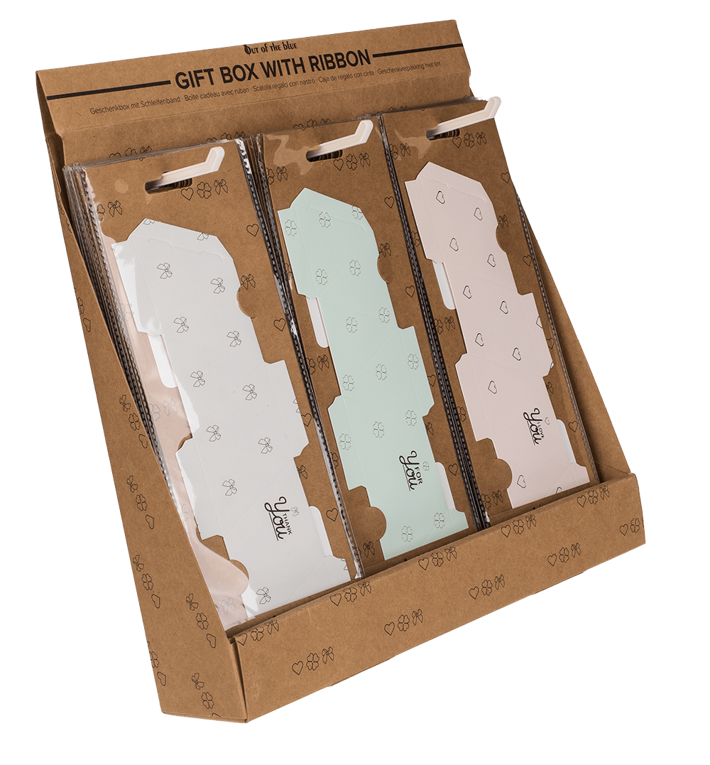 Gift box with ribbon,