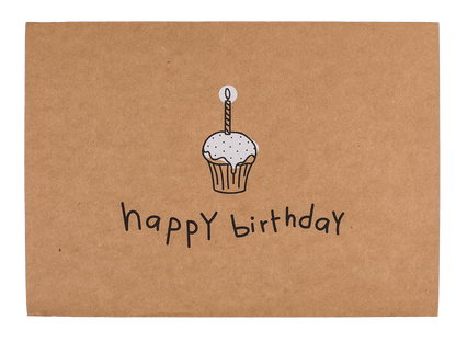 Craft paper gift card 2 in 1,