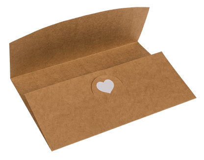 Craft paper gift card 2 in 1,