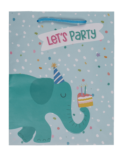 Paper gift bag, Birthday animals,