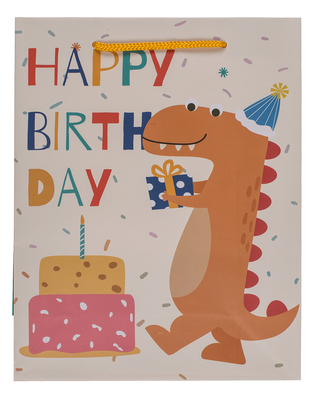 Paper gift bag, Birthday animals,