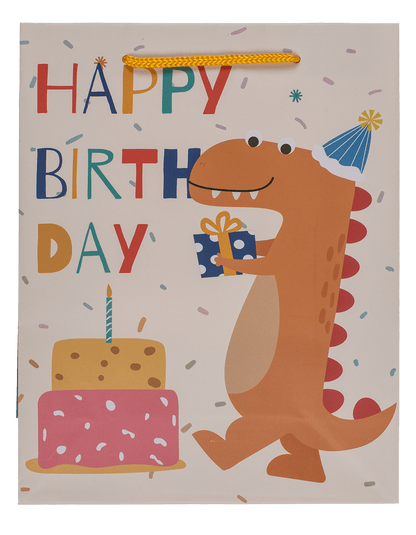 Paper gift bag, Birthday animals,