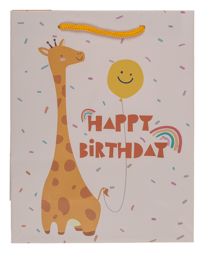 Paper gift bag, Birthday animals,