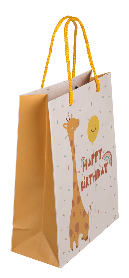 Paper gift bag, Birthday animals,