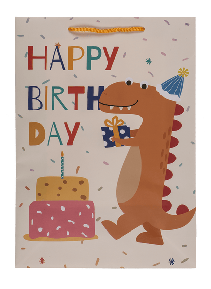 Paper gift bag, Birthday animals,