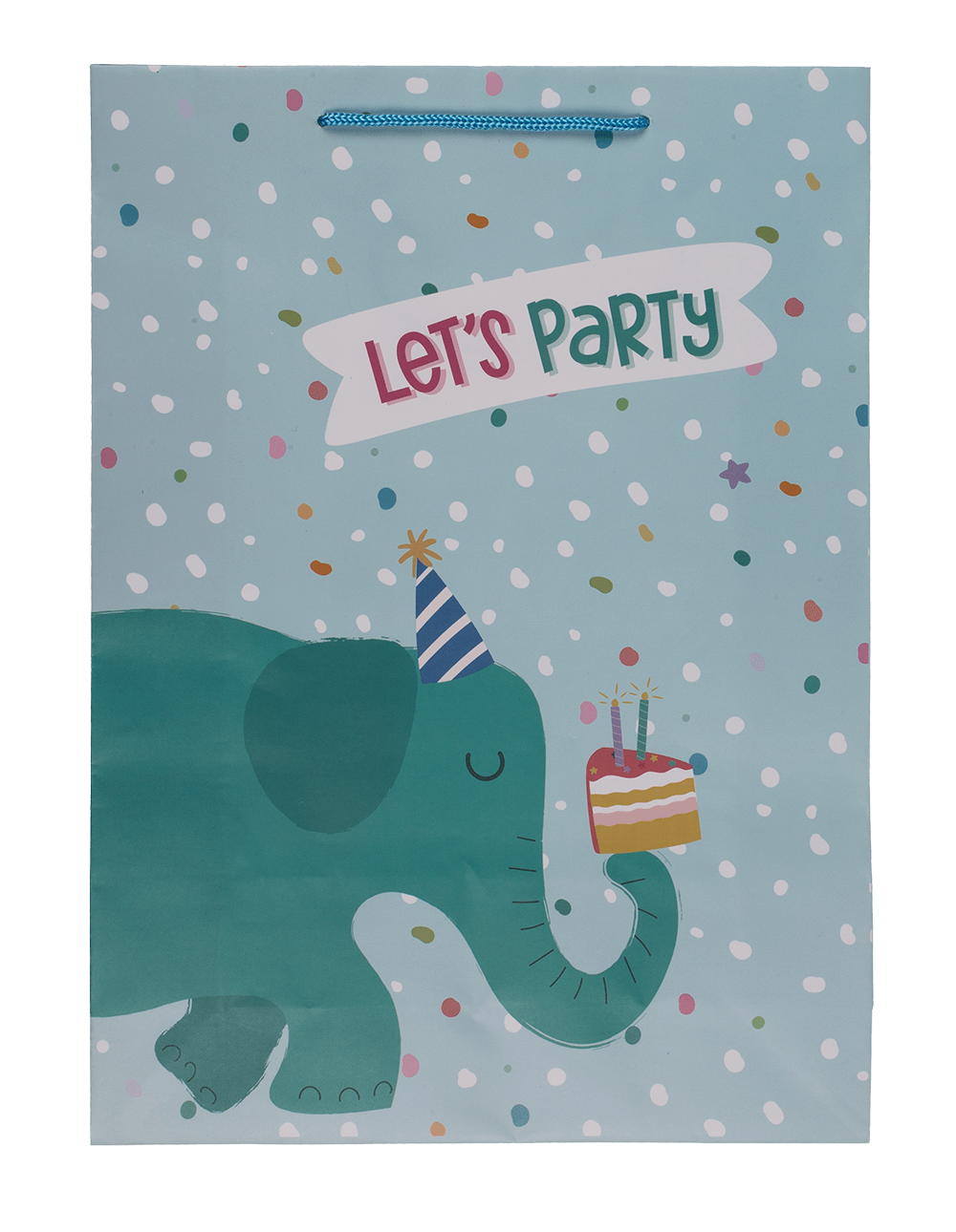 Paper gift bag, Birthday animals,