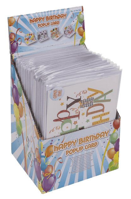Pop-Up present card, Happy Birthday,