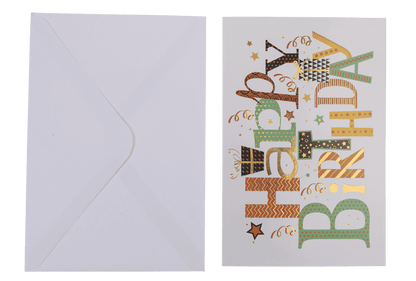 Pop-Up present card, Happy Birthday,