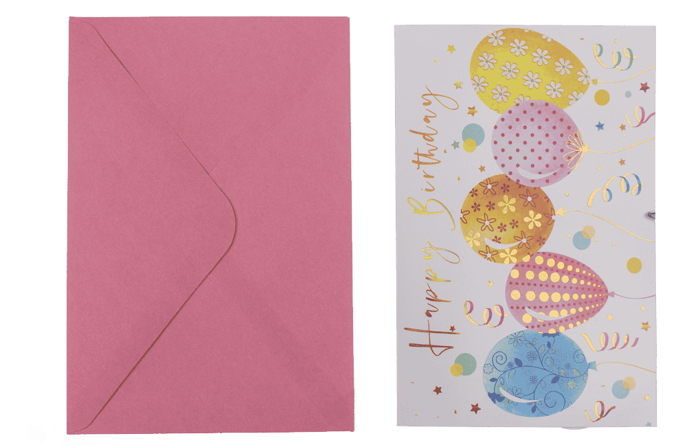 Pop-Up present card, Happy Birthday,