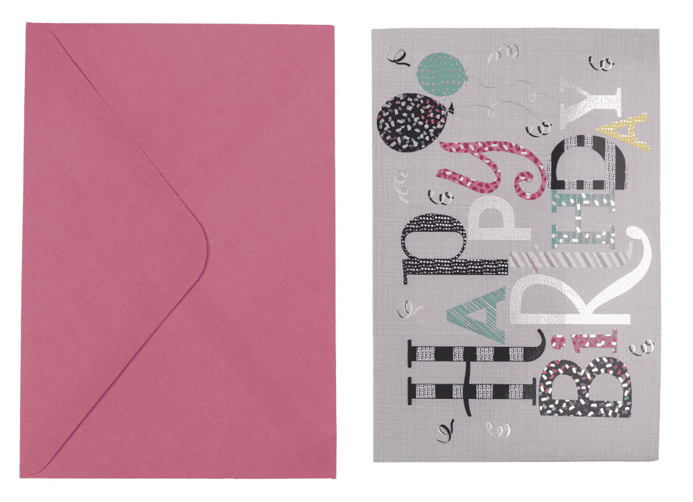 Pop-Up present card, Happy Birthday,