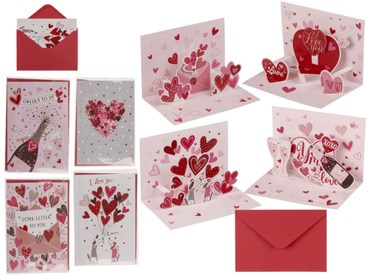 Pop-Up present card, Love,