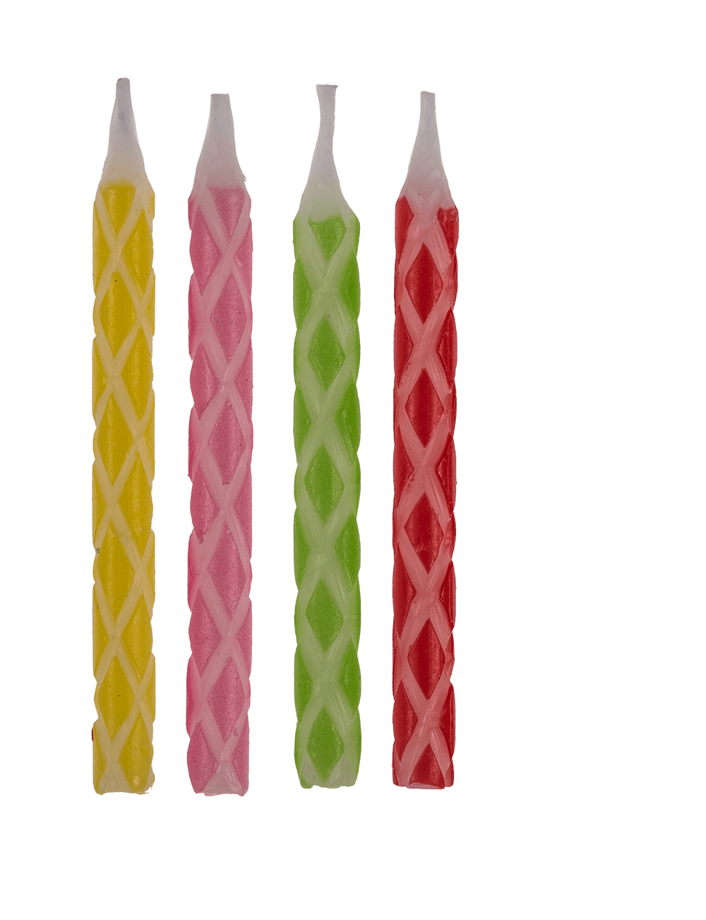 24 birthday candles, with 12 cake holder,