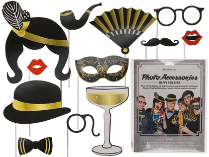 Party photo accessories on stick,