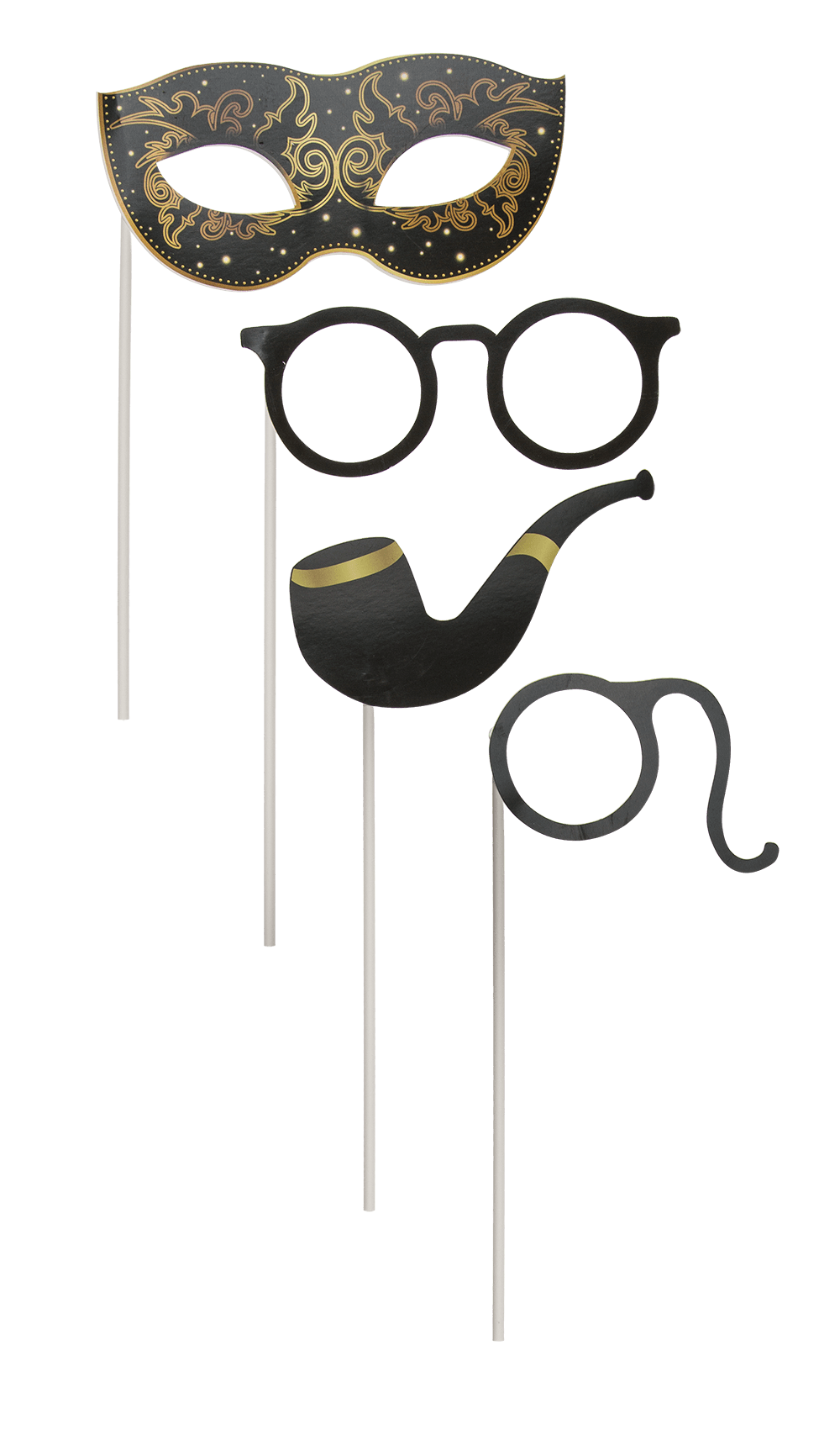 Party photo accessories on stick,