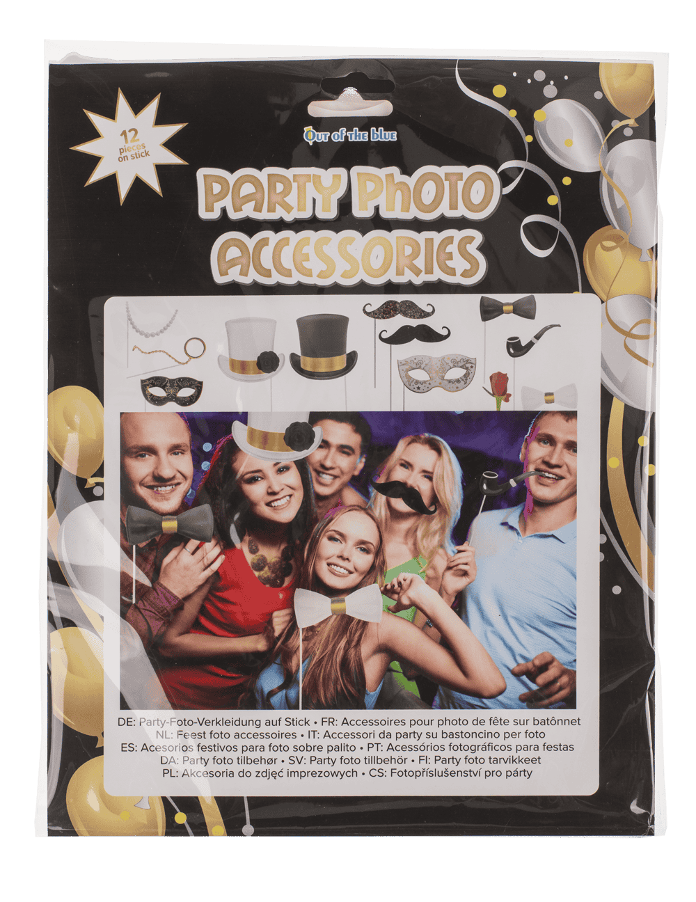 Party photo accessories on stick,