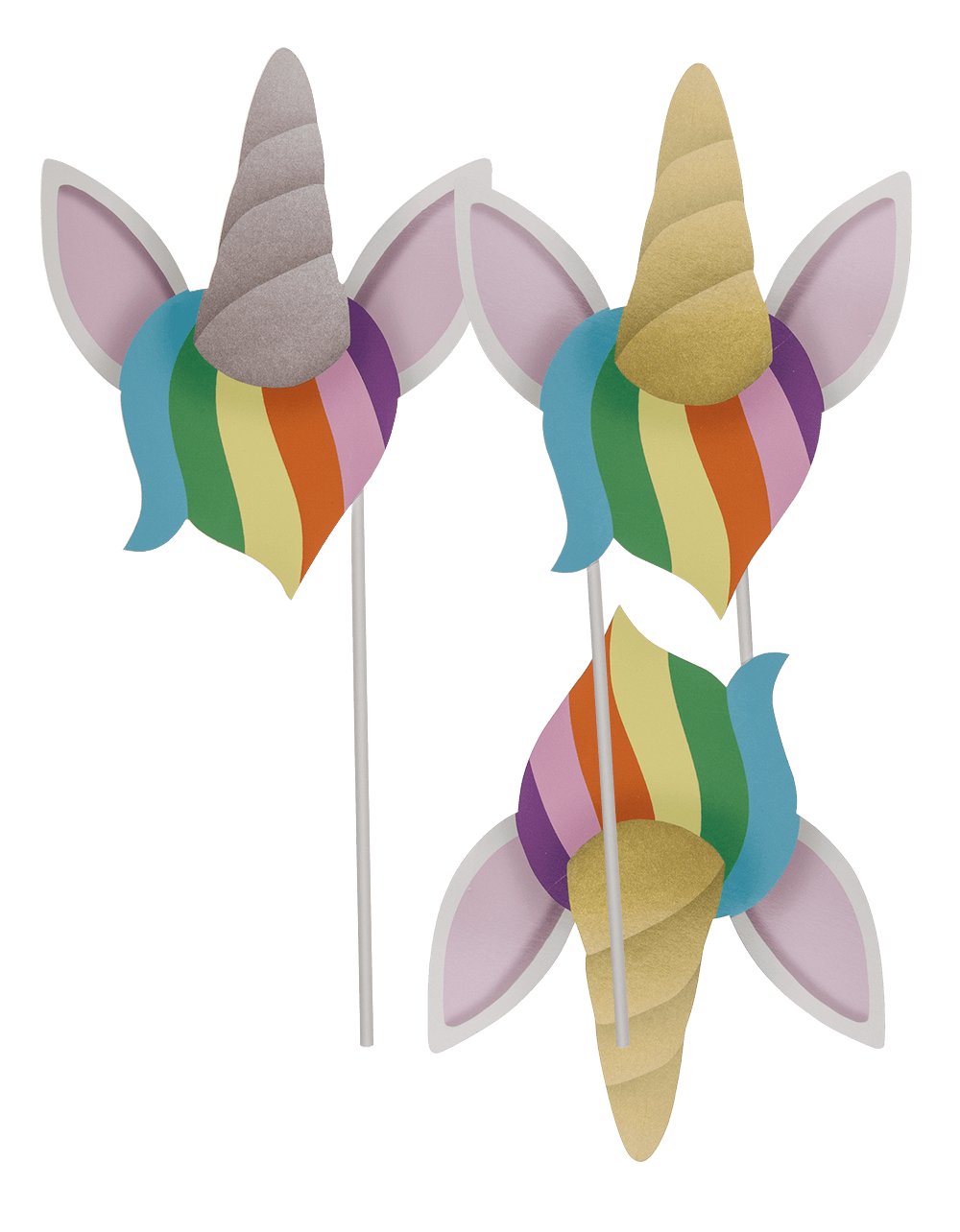 Party photo accessories, unicorn,