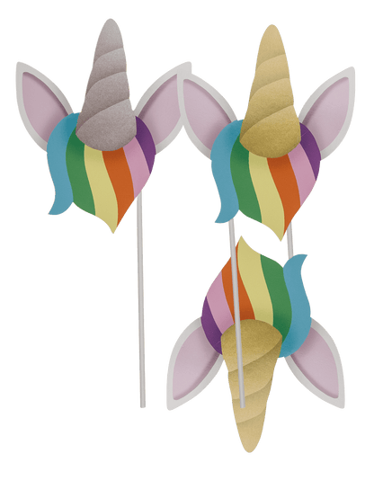 Party photo accessories, unicorn,