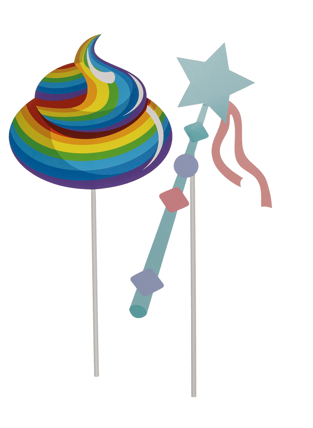 Party photo accessories, unicorn,