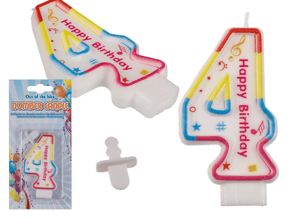 Number candle 4,